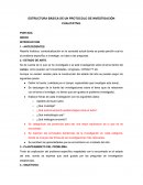 Estructura basica de un protocolo de investigacion