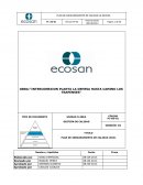 Plan de calidad muestra