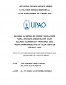 PROYECTO DE INVESTIGACIÓN DE TESIS PARA OPTAR EL TITULO PROFESIONAL DE CONTADOR PÚBLICO