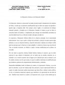 La Eduacación Artistica en la Educación Infantil