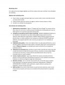 Marketing Online. Objetivos del marketing online