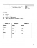 Procedimiento de segregacion de recidos