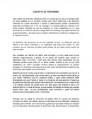 Terrorismo