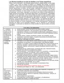Los Núcleos temáticos sus ejes de Análisis y los Temas específicos