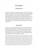 El aborto