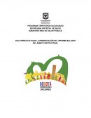 GUIA OPERATIVA PARA LA PRESENTACIÒN DEL INFORME BALANCE