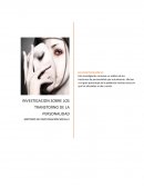 TRABAJO FINAL DE METODOS DE INVESTIGACION SOCIAL, SOBRE EL TEMA “TRANSTORNO LÍMITE DE LA PERSONALIDAD”