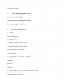 Evaluación Los mejores amigos