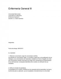 Enf gral 3 Paradigmas de la Enfermería. Página 1