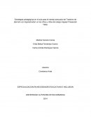 Como avanza las Estrategias pedagógicas en el aula para el manejo adecuado del Trastorno de atención con hiperactividad
