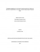 Como avanza las Estrategias pedagógicas en el aula para el manejo adecuado del Trastorno de atención con hiperactividad