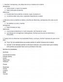 Describe 2 semejanzas y dos diferencias de los 4 estados de la materia