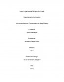 Informe de lectura Frankenstein