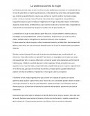 La violencia contra la mujer