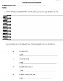 Evaluacion de matemática 3 año