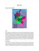 Como se observa en el mapa el Chocó fue uno de los únicos tres departamentos en los que resultó ganador