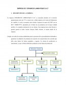 EMPRESA DE “CERAMICOS LAMBAYEQUE S.A.C”