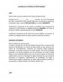 Audiencia de criterio de oportunidad