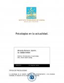 Tipos de psicologías.