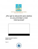 Importancia de la educacion para adultos