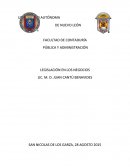 Legislacion en los negocios