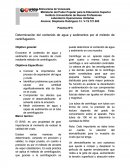 Práctica N°6 Determinación del contenido de agua y sedimentos por el método de centrifugación