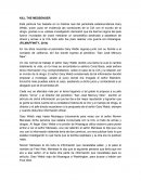 Ensayo de pelicula "matar al mensajero"