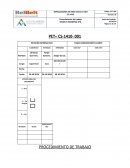 Procedimiento correas transpotadoras