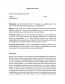 Reporte de lectura
