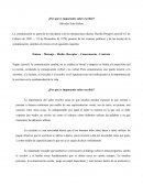 La importancia de escribir