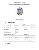 ASIGNATURA: FÍSICA I INFORMACION GENERAL