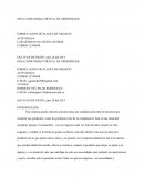 FORMULACION DE PLANES DE NEGOCIO. ACTIVIDAD 4