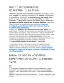 QUE TÚ DETERMINES SE REALIZARÁ...”