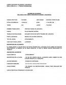 Informe de Accidente