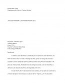 ANÁLISIS INFORME LATINOBAROMETRO 2013