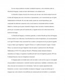 Ensayo filosofia del lenguaje