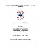 Las remesas en El Salvador