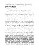 COLOMBIA, LAS IDEAS Y LOS HITOS CREADOS POR LA VIOLENCIA