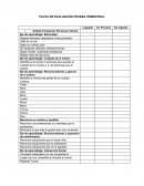 PAUTA DE EVALUACIÓN PRUEBA TRIMESTRAL