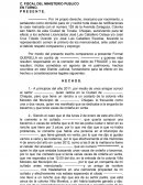 ESCRITO DE QUERELLA EN CHIAPAS