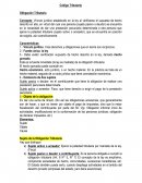 Código Tributario Obligación Tributaria