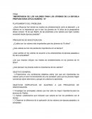IMPORTANCIA DE LOS VALORES PARA LOS JÓVENES DE LA ESCUELA PREPARATORIA OFICIA NUMERO 19