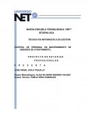CONTROL DE PERSONAL EN MANTENIMIENTO DE UNIDADES DE AYUNTAMIENTO