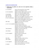 Morfosintaxis Ejercicios