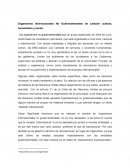 Como actuan los Organismos Internacionales No Gubernamentales de carácter cultural, humanitario y social.