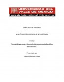 ¿PORQUE RAZONES UN PROFESIONAL EN FORMACION DEBE CONOCER LAS BASES TEORICO METODOLOGICAS DE LA INVESTIGACION CIENTIFICA?