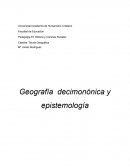 Bitacora teoria geografica