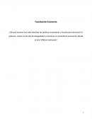 ¿De qué manera han sido efectivas las políticas monetarias y fiscales para disminuir la pobreza, reducir la brecha de desigualdad y mantener el crecimiento económico desde el año 1998 en Indonesia?