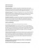 DISEÑO METODOLOGICO TIPO DE INVESITGACION