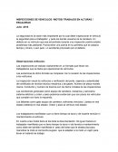 Informe inspecciones